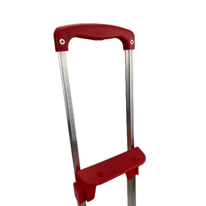 CARRINHO PARA MOCHILA DUAS HASTES 40CM VERMELHO