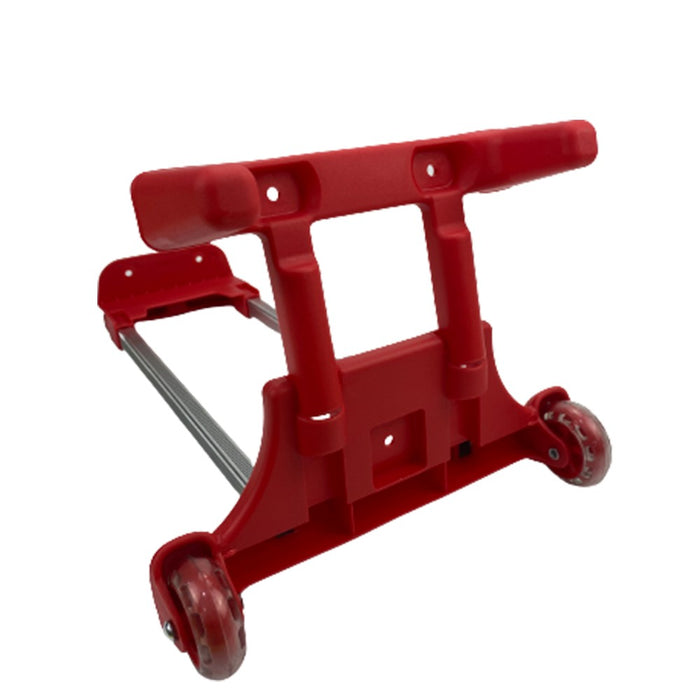 CARRINHO PARA MOCHILA DUAS HASTES 40CM VERMELHO