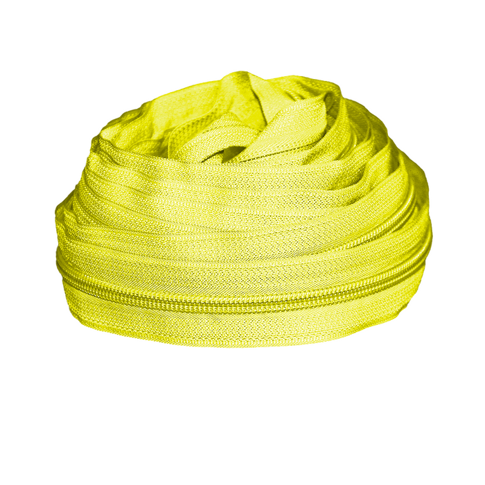 ZIPER Nº6 POLIESTER COR AMARELO NEON 10 METROS