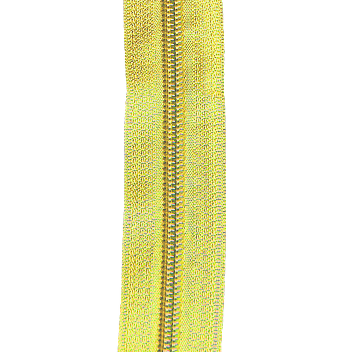 ZIPER Nº6 POLIESTER COR AMARELO NEON 10 METROS