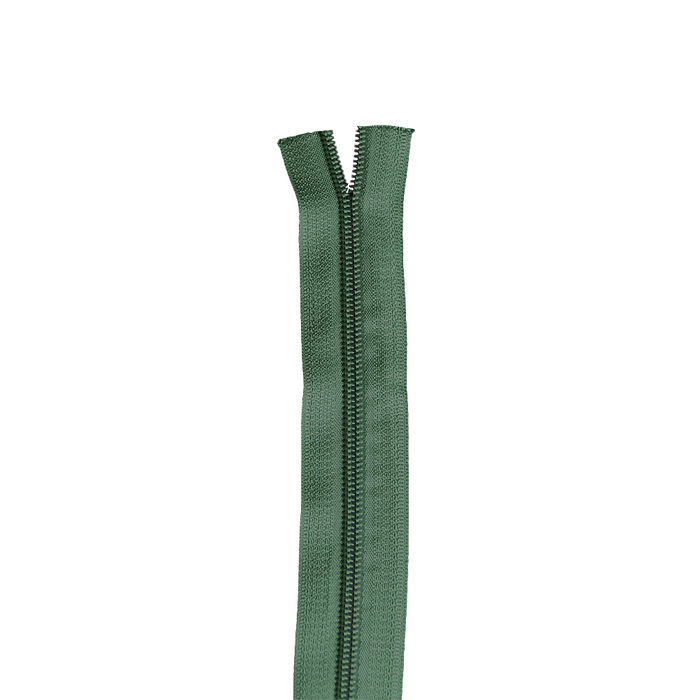 ZIPER Nº6 POLIESTER COR VERDE MILITAR 10 METROS