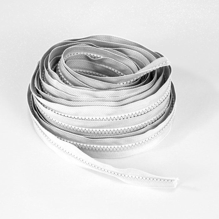 ZIPER Nº6 TRATORADO POLIESTER COR BRANCO 10 METROS
