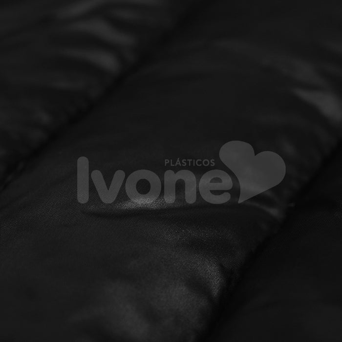 NYLON CANADENSE MATELADO PRETO GROSSO LADO UNICO PUFFER