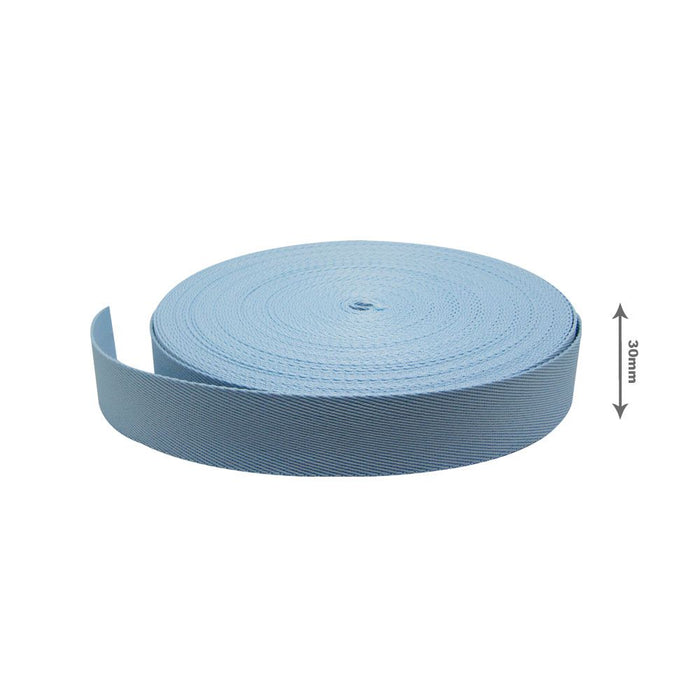 FITA LISA 30MM COR AZUL BB 25 METROS