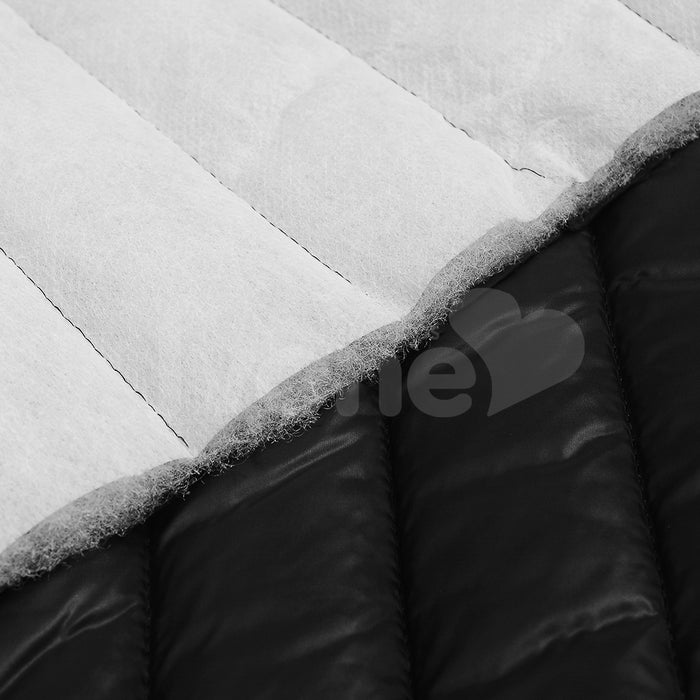 NYLON CANADENSE MATELADO PRETO GROSSO LADO UNICO PUFFER