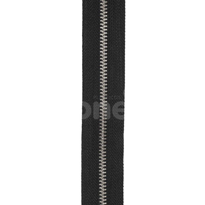 ZIPER Nº6 METAL COR PRETO COM DENTE NIQUEL 10 METROS