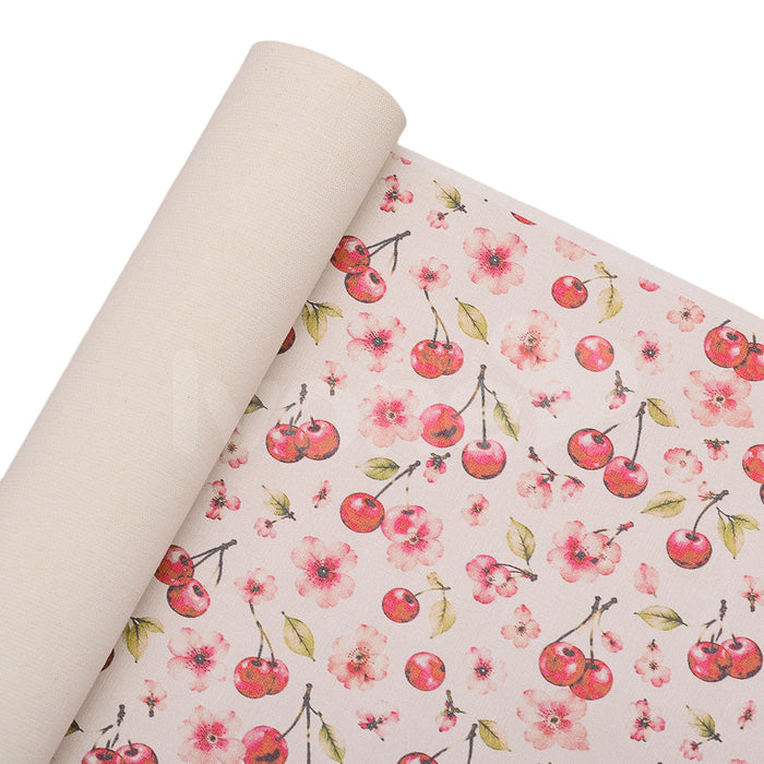 Sintético Duna Estampa Jardim Sakura Mini