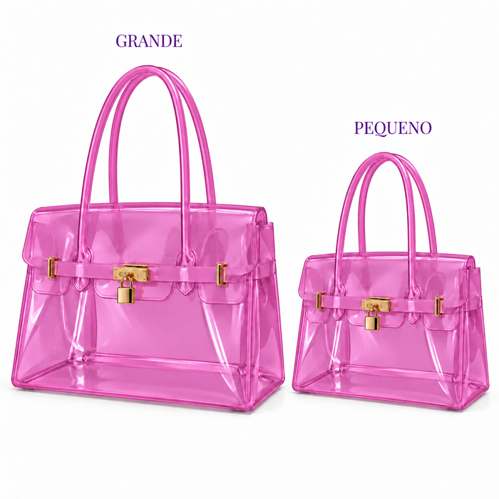 PAINEL BOLSA JELLY EDI PACHECO GRANDE CHICLETE