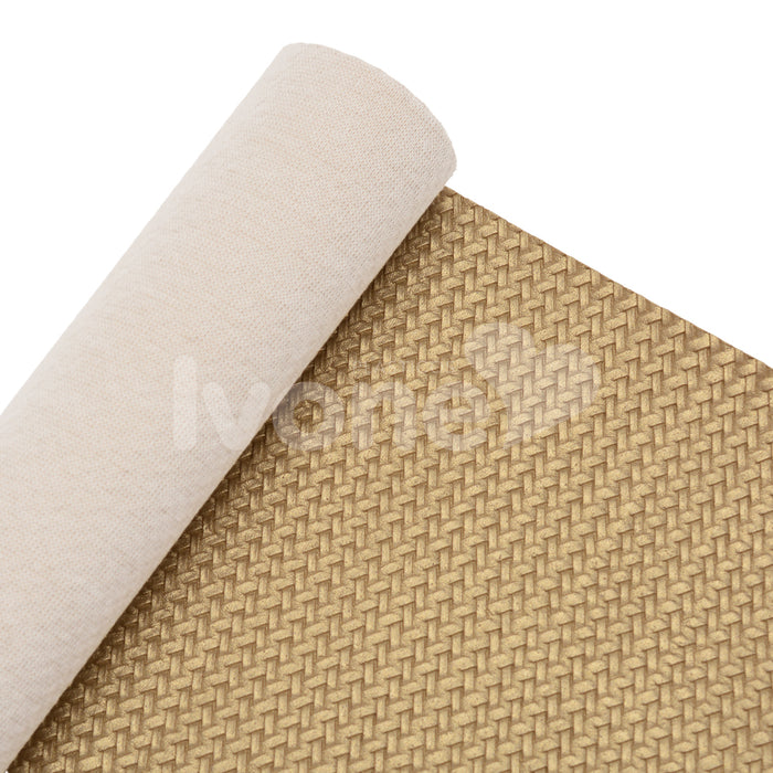 MILANO K DELUXE METALIZADO FUNDO MALHA COR OURO LIGHT