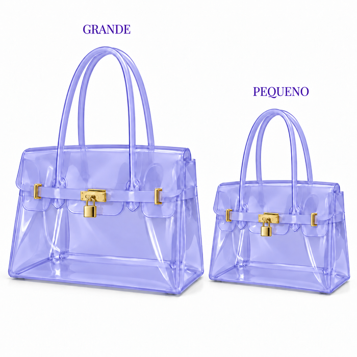 PAINEL BOLSA JELLY EDI PACHECO MINI LAVANDA