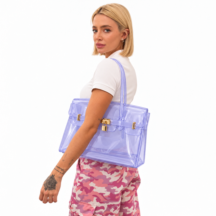 PAINEL BOLSA JELLY EDI PACHECO GRANDE LAVANDA
