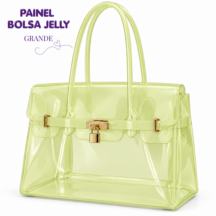 PAINEL BOLSA JELLY EDI PACHECO GRANDE LIMAO SICILIANO