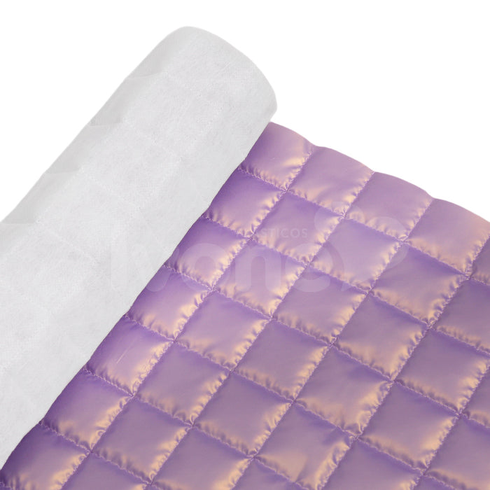 NYLON QUADRADO 5X5 MATELADO HOLOGRAFICO LILAS LADO UNICO