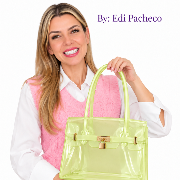 PAINEL BOLSA JELLY EDI PACHECO MINI LIMAO SICILIANO