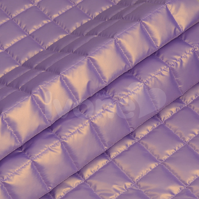 NYLON QUADRADO 5X5 MATELADO HOLOGRAFICO LILAS LADO UNICO