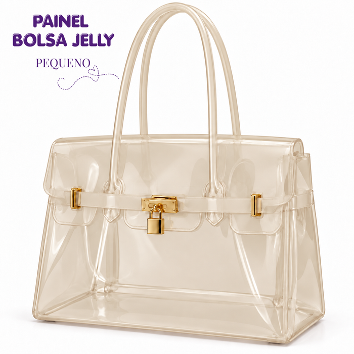 PAINEL BOLSA JELLY EDI PACHECO MINI CREME DE BAUNILHA