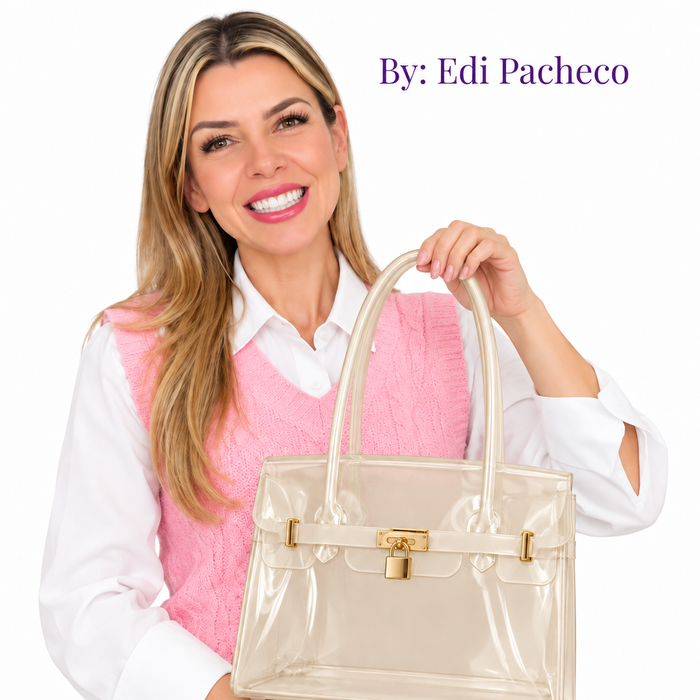PAINEL BOLSA JELLY EDI PACHECO MINI CREME DE BAUNILHA