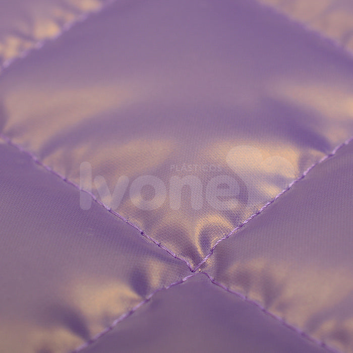 NYLON QUADRADO 5X5 MATELADO HOLOGRAFICO LILAS LADO UNICO