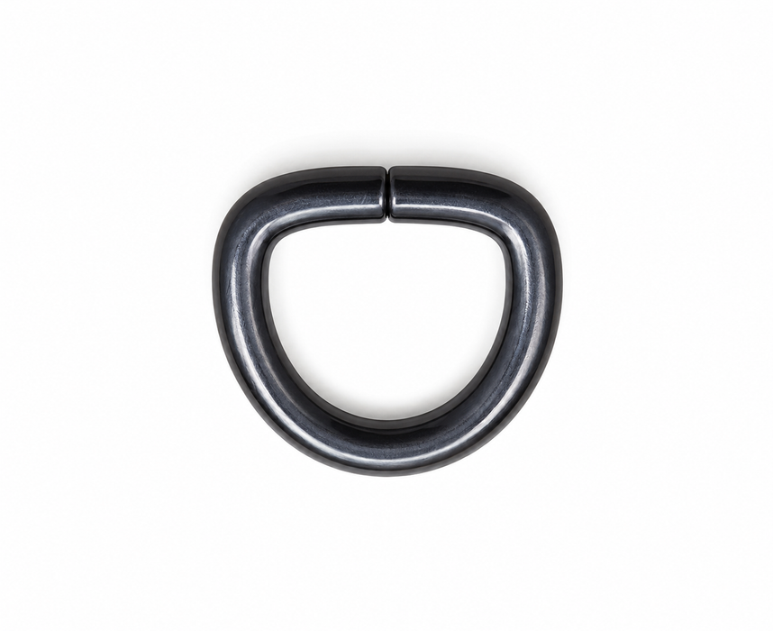 MEIA ARGOLA LUXO 20MM ARAME 4.0 ONIX UNIDADE