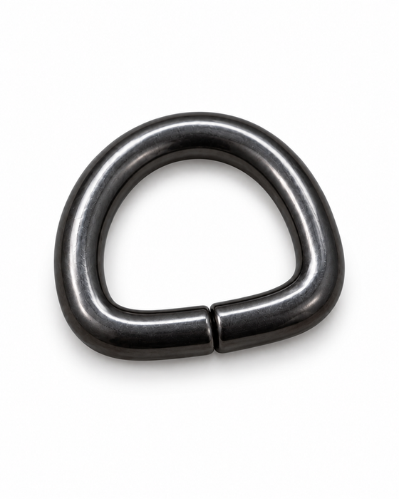 MEIA ARGOLA LUXO 20MM ARAME 4.0 ONIX UNIDADE