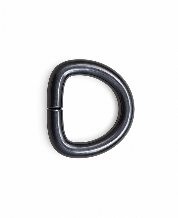 MEIA ARGOLA LUXO 20MM ARAME 4.0 ONIX UNIDADE