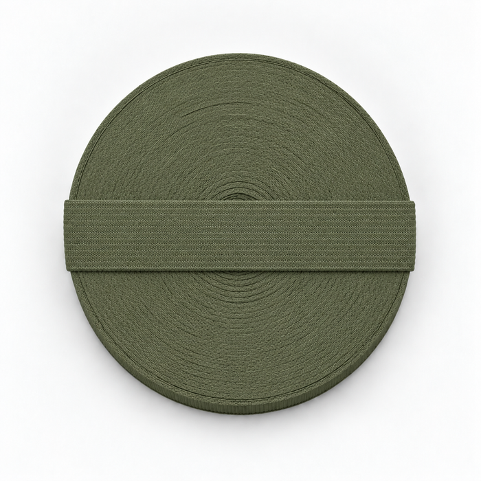 BONEON 25MM C/VINCO COR VERDE MILITAR 25 METROS