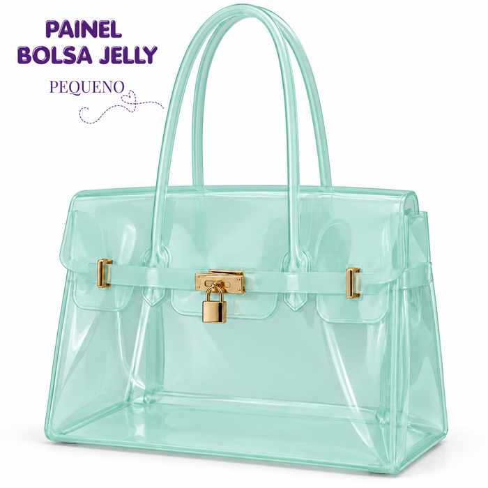 PAINEL BOLSA JELLY EDI PACHECO MINI AGUA-MARINHA