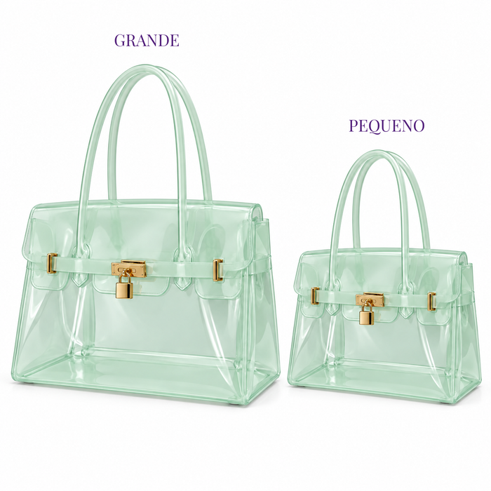 PAINEL BOLSA JELLY EDI PACHECO GRANDE MENTA SUAVE