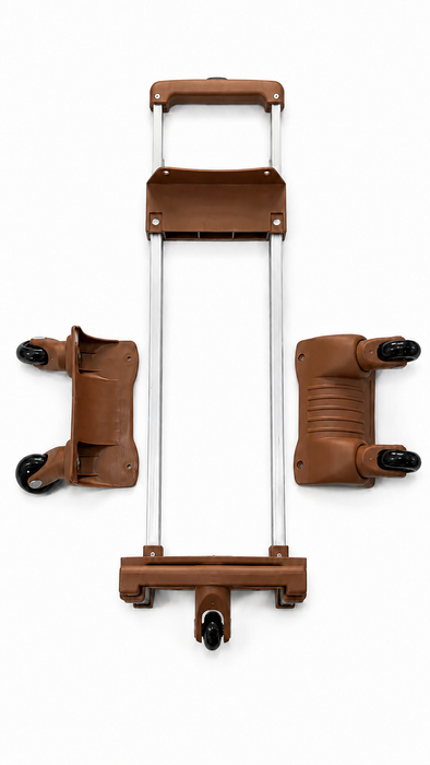 CARRINHO 360 GRAUS (50CM) RODINHA 18,5CM COR CARAMELO