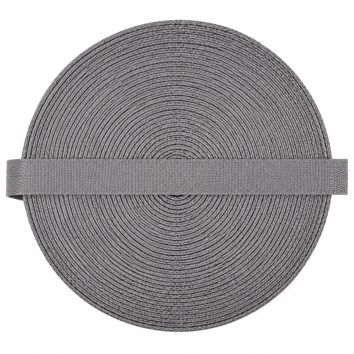 FITA CA P/ALCA 25 MM COR CINZA 10 METROS