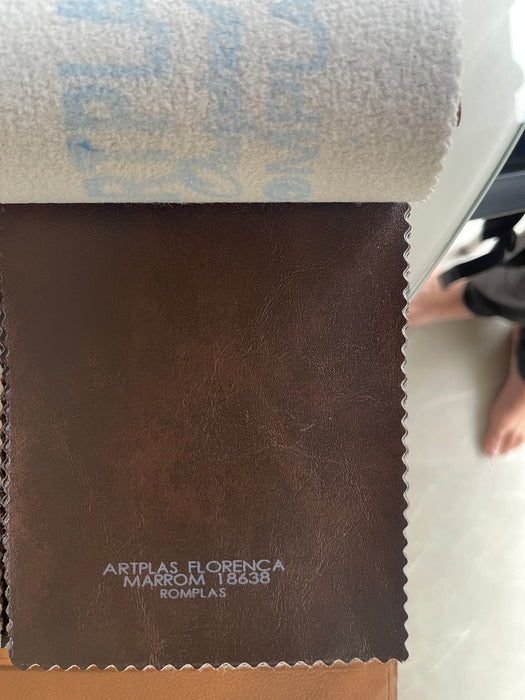 DECOR FLORENCA 1.0 FUNDO MANTA COR MARROM