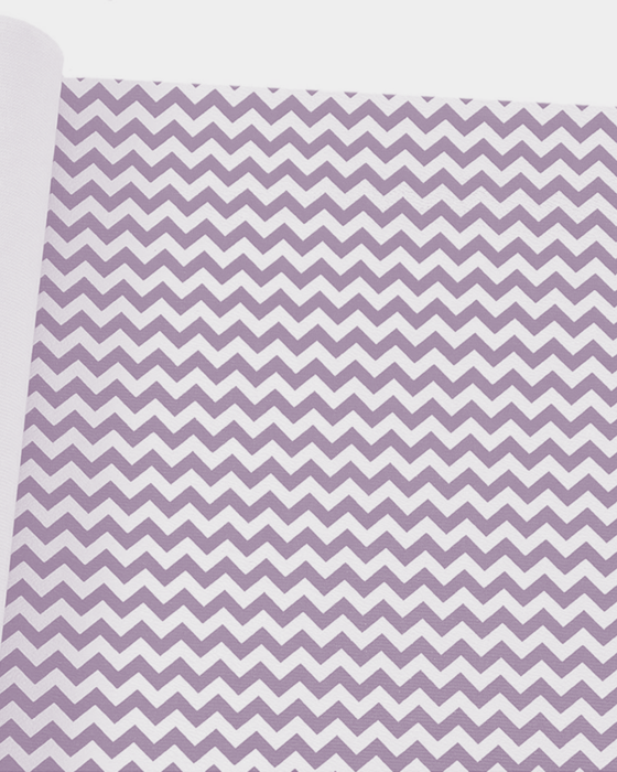 NEW CHEVRON 0.8MM FUNDO DE MALHA COR LILAS / BRANCO