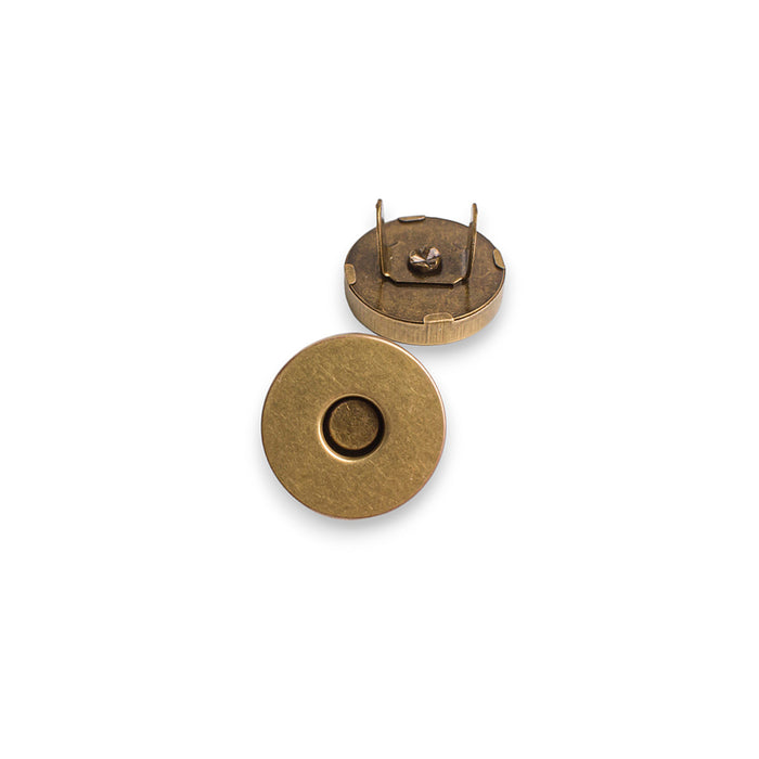 BOTAO IMA 18 MM COR OURO VELHO PACOTE COM 10 PEÇAS