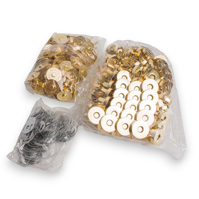 BOTAO IMA 18 MM COR DOURADO PACOTE COM 10 PEÇAS