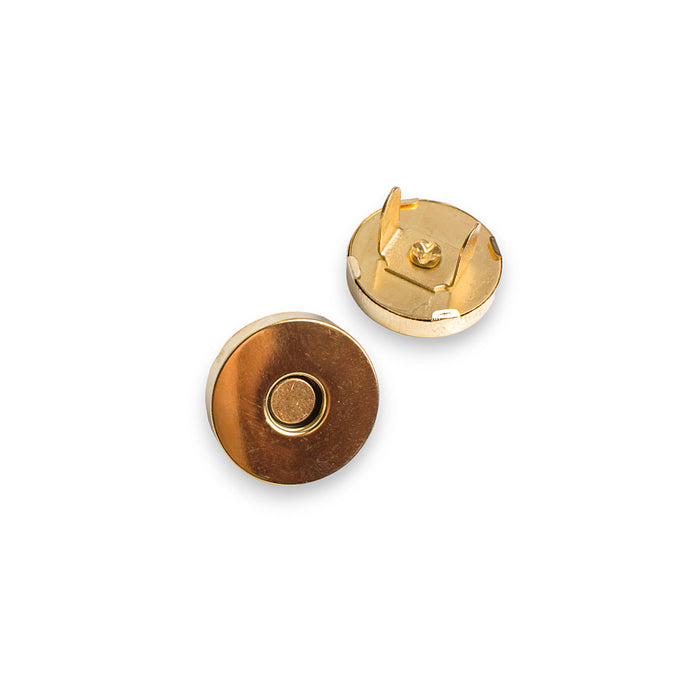 BOTAO IMA 18 MM COR DOURADO PACOTE COM 10 PEÇAS
