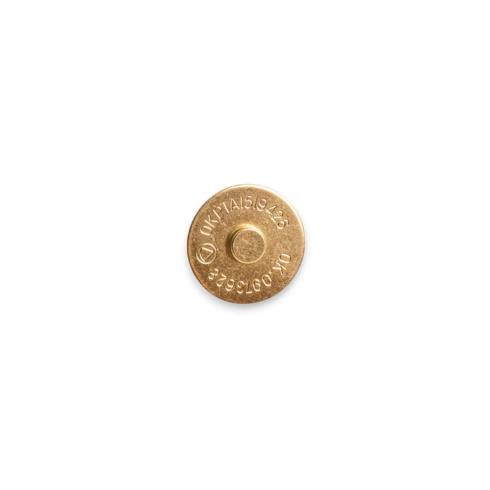 BOTAO IMA 18 MM COR DOURADO PACOTE COM 10 PEÇAS