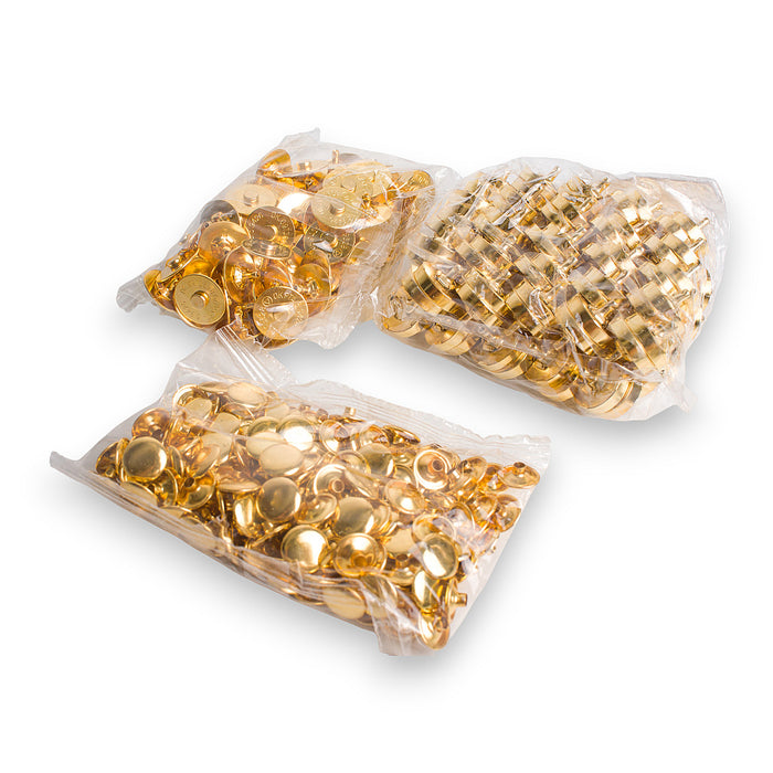 REBITE DUPLO 14.5 DOURADO PRIME 10 UNIDADES