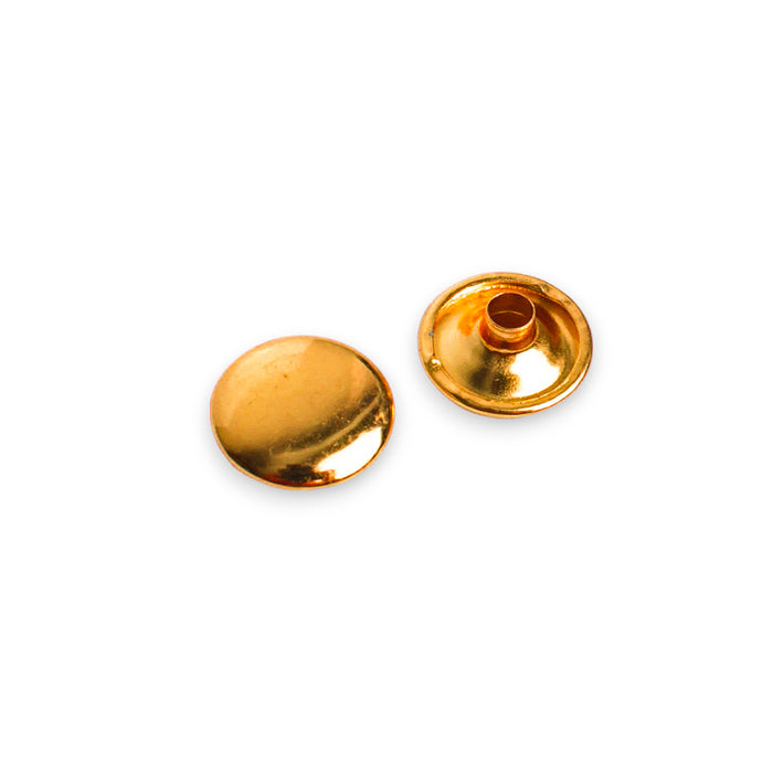 REBITE DUPLO 14.5 OURO GOLD PRIME 10 UNIDADES