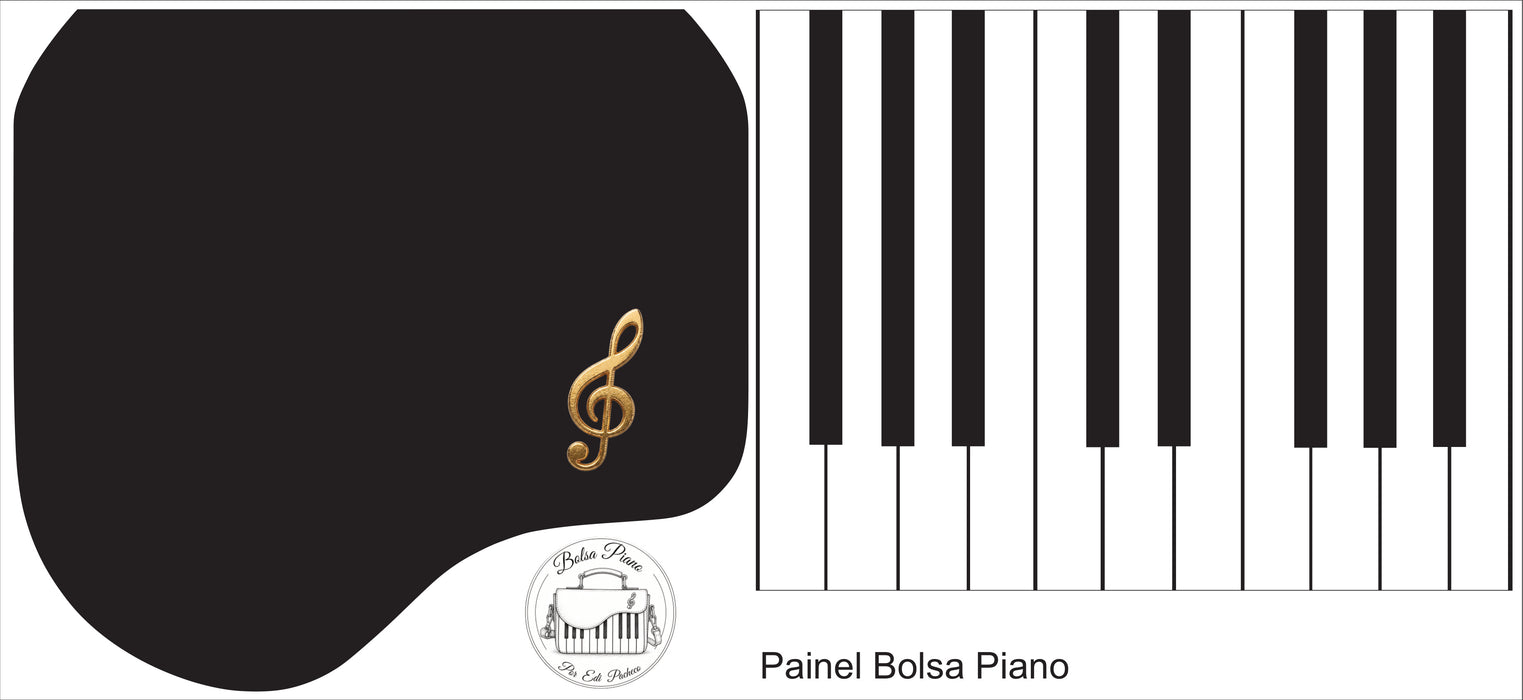 MOLDE BOLSA PIANO COLECAO SONATA PIANO EDI PACHECO