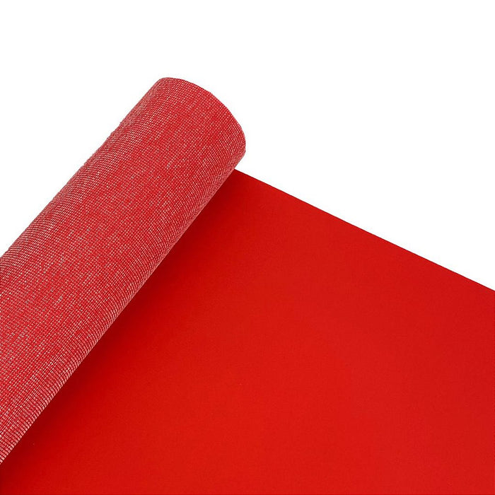 EMBORRACHADO 0.7MM FUNDO POLIESTER COR VERMELHO