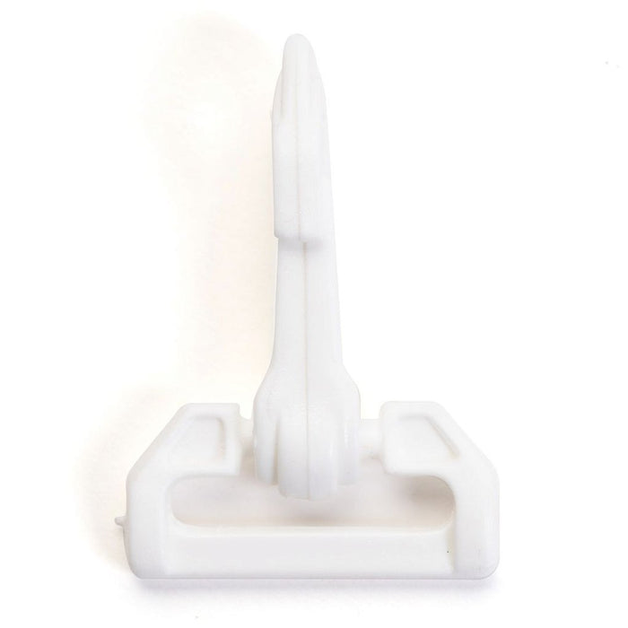 MOSQUETAO PLASTICO 30MM COR BRANCO PACOTE COM 10 UNIDADES