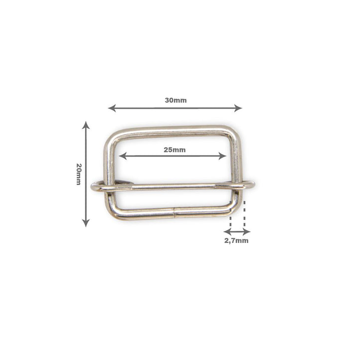 REGULADOR 25MM ALT 15MM AR 2,7 NIQUELADO 10 PEÇAS