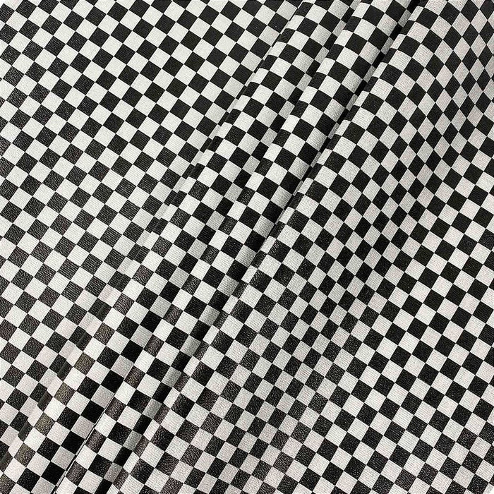 SINTETICO NEW XADREZ 0.8 FUNDO MALHA COR PRETO / BRANCO - Plasticos Ivone