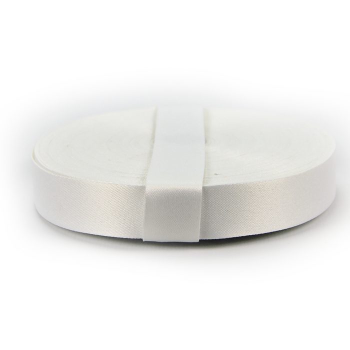 FITA ACETINADA 30MM COR BRANCO 1 METRO - Plasticos Ivone