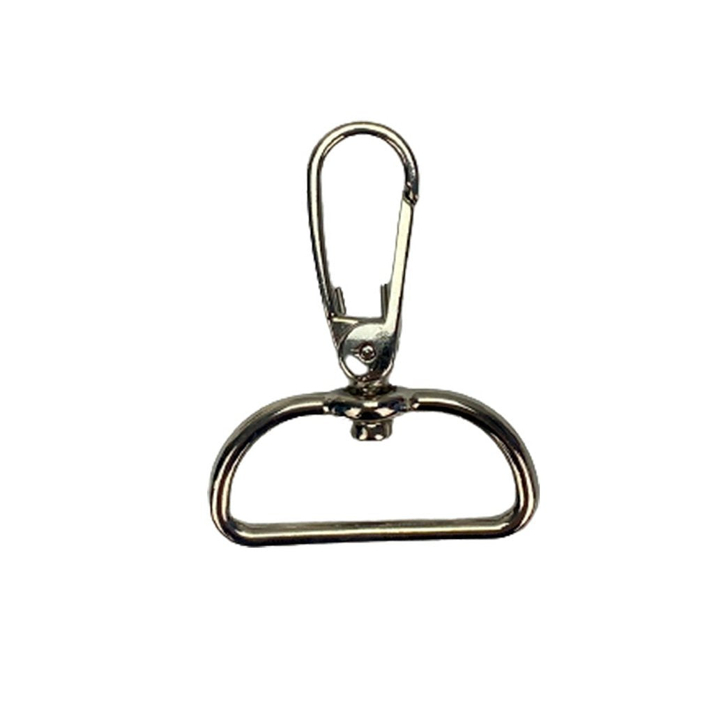 MOSQUETAO ZAMAK LUXO 5255/40MM NIQUELADO UNIDADE — Plasticos Ivone