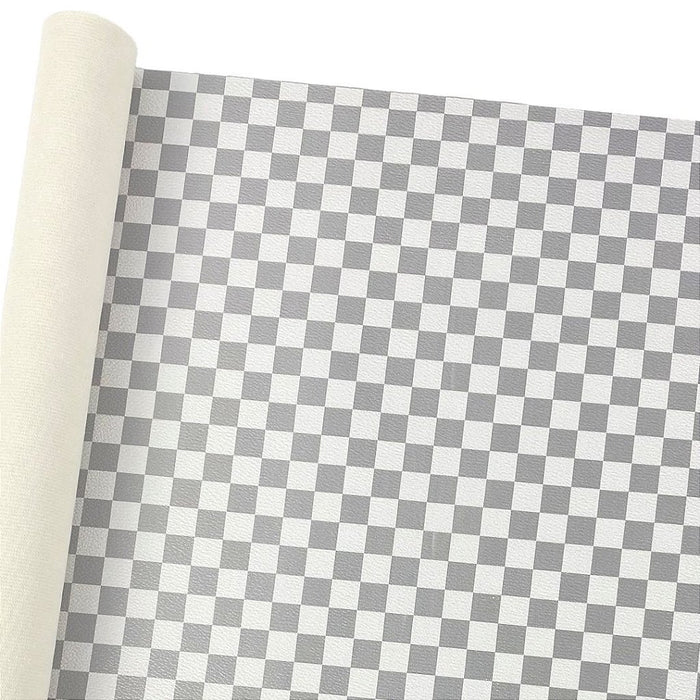 SINTETICO NEW XADREZ 0.8 FUNDO MALHA COR CINZA / BRANCO